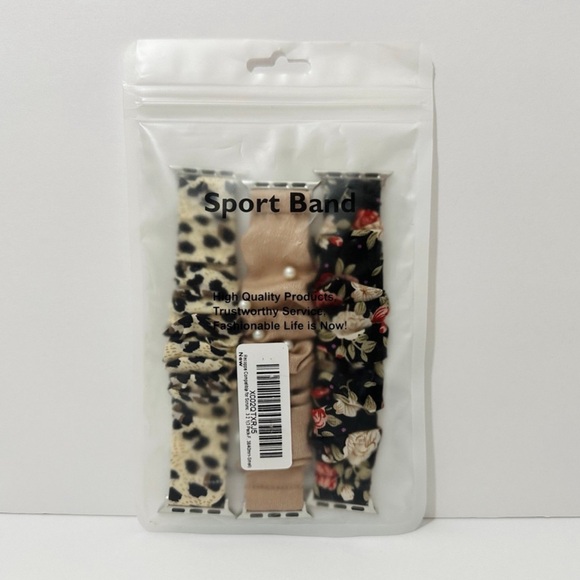 🆕Scrunchie Apple Watch Bands 38/40mm (Small) - 3 Pack - Picture 2 of 5